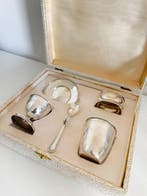 Coffret de baptême - Argent 800 - Sans réserve