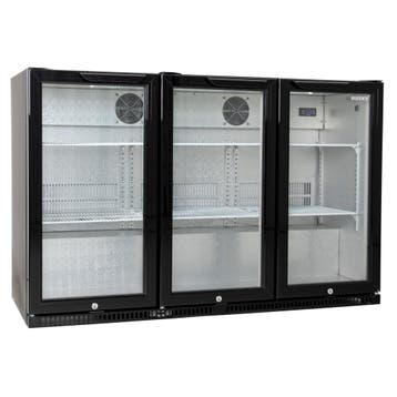 Barkoelkast | 350L | Zwart | 0°C/+10°C | Geforceerd |, Verzenden, Nieuw in verpakking