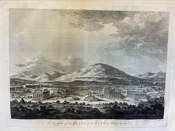 Italië - Campanië//Paestum; Thomas Major (1720–1799)//, Nieuw