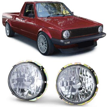Koplampen Chroom VW Caddy 1 CS091