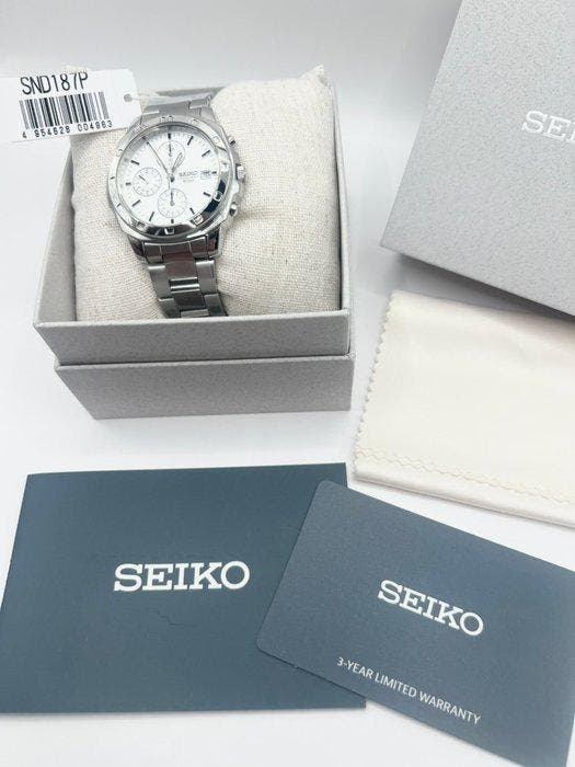 Seiko - Chronograph - Zonder minimumprijs - SND187P - Heren, Bijoux, Sacs & Beauté, Montres | Anciennes | Antiquités