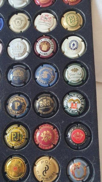 Collectie champagnecapsules - capsules van champagne, Antiek en Kunst