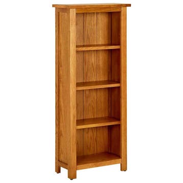 vidaXL Boekenkast met 4 schappen 45x22x110 cm massief, Verzenden, Nieuw