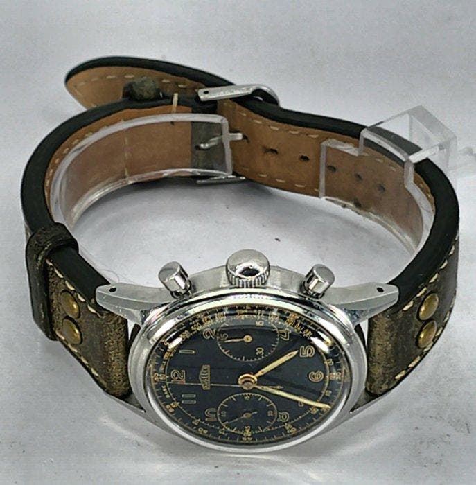 ANGELUS - Flieger Chronograph - Eigenkaliber Angelus, Handtassen en Accessoires, Horloges | Heren