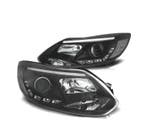 Phares Pour Ford Focus 11-14 Tube Light Led Fond Noir, Verzenden