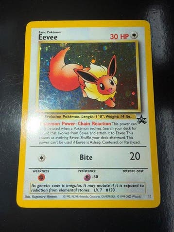 Pokémon - 1 Card - Eevee Holo, Nieuw