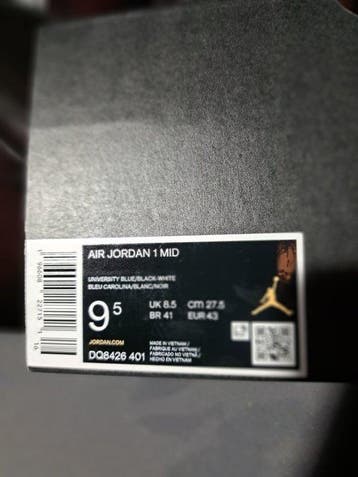 Nike - Air Jordan 1 Mid - Sneakers - Taille : EU 43 - Neuf
