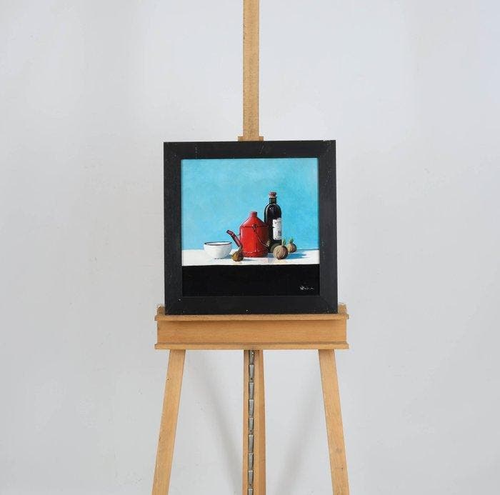 Henk Poeder (1964) - Stilleven, Antiek en Kunst, Kunst | Schilderijen | Modern