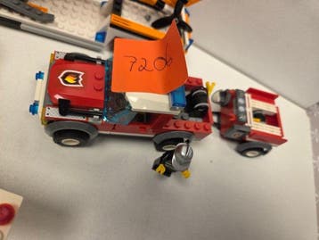 Lego Set - City - 7686 Helicopter Transporter+Tractor