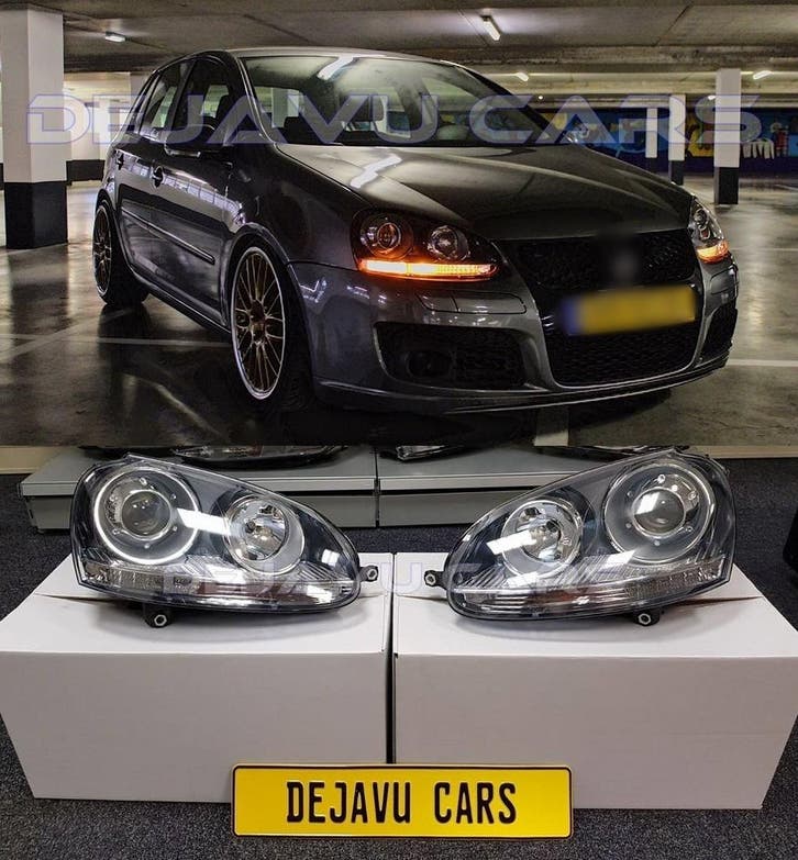 GTI R32 Xenon Look Koplampen voor Volkswagen Golf 5 Jetta 3, Autos : Divers, Tuning & Styling, Enlèvement ou Envoi