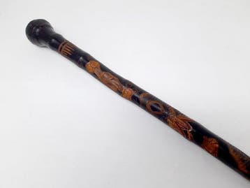 Wandelstok - Verborgen hengel - Bamboe - Grappige