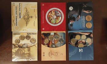 Slovaquie. Year Set (BU) 2018/2020 (3 sets) (Sans prix de, Timbres & Monnaies