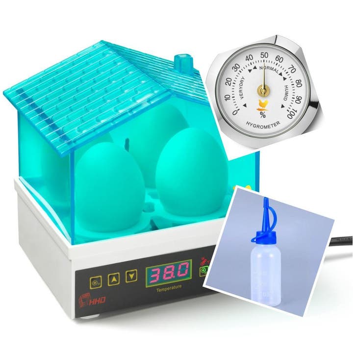 Nieuwe Mini broedmachine 4 eieren + GRATIS broedeieren, Animaux & Accessoires, Volatiles | Accessoires