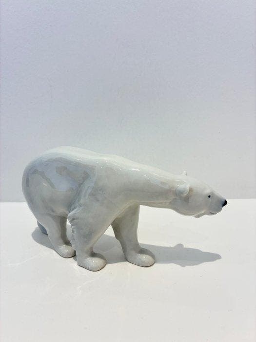 Royal Copenhagen - Figuur - Polar bear figurine - Porselein, Antiquités & Art, Antiquités | Verre & Cristal