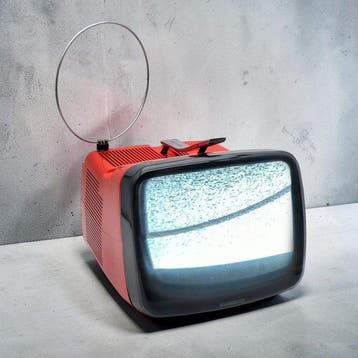 Brionvega - Televisie - RARO Algol 3 12 Arancio, Antiek en Kunst