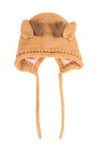 Gebreide Muts Rendier Oranje Kinderen Bont Hoorns Oren Touwt, Kinderen en Baby's, Kinderkleding | Petten en Hoeden, Ophalen of Verzenden
