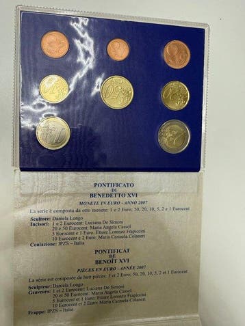 Vaticaan. Year Set (BU) 2007 (Zonder minimumprijs)