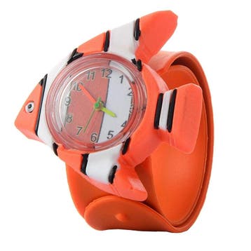 Fako - Kinderhorloge - Slap On Mini - Maanvis - Oranje, Verzenden, Nieuw