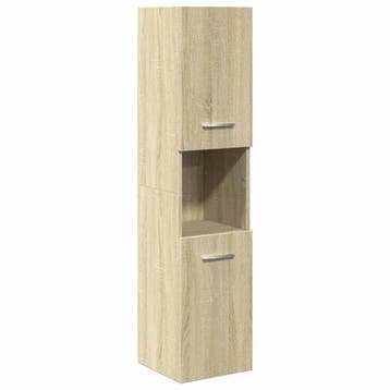 Badkamerkast Eiken | 29% korting | Retour deal, (Half)hoge kast, Minder dan 50 cm, Verzenden, 100 tot 150 cm