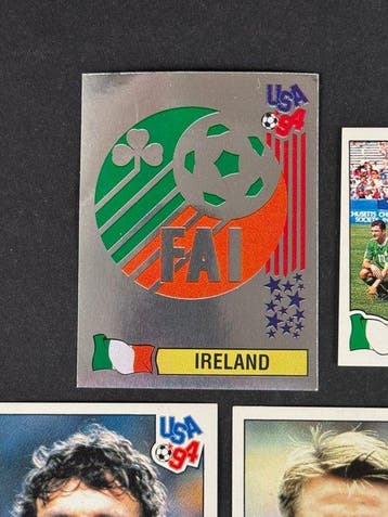 1994 Panini USA 94 World Cup, Ireland: complete team, Verzamelen, Nieuw