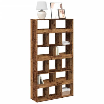 vidaXL Boekenkast 100x33x187,5 cm bewerkt hout oud, Verzenden