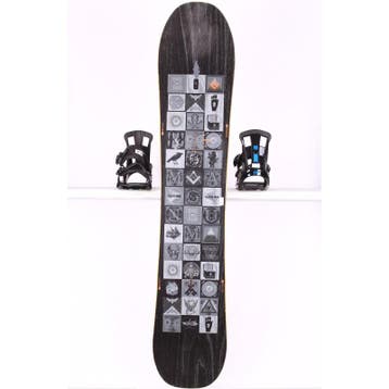 159 163 snowboard NITRO MAGNUM WIDE, Black, Camber, Sport en Fitness, Verzenden, Gebruikt