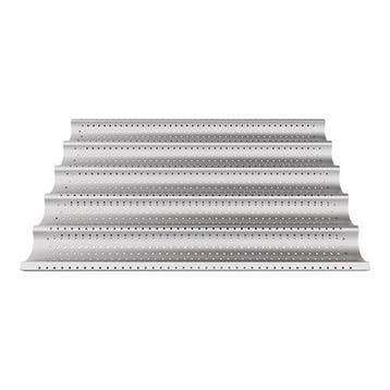 Stokbroodrooster | Aluminium | Geperforeerd | 5 Stokbroden, Verzenden, Nieuw in verpakking