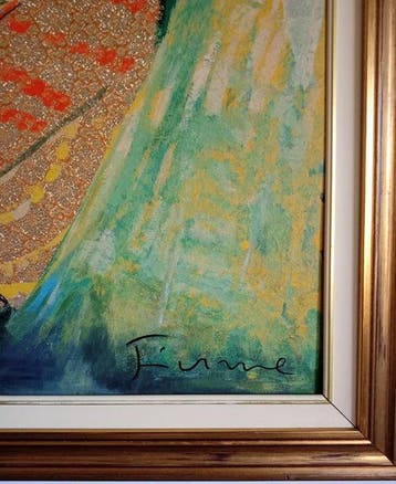 Salvatore Fiume (1915-1997) - Odalisca - cm 68 x 130