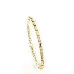 Gouden platte cardano schakel armband (Schakelarmband), Ophalen of Verzenden