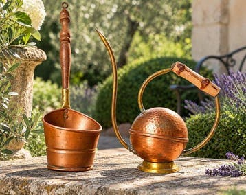 Outil (2) Vintage - Cuillère et boîte en cuivre
