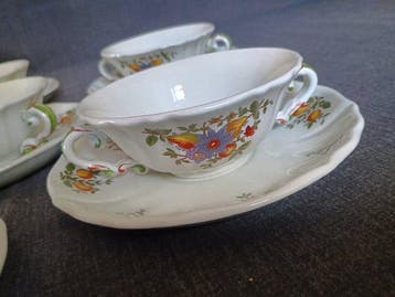 Richard Ginori, Laveno - Tafelservies (12) - Rifinito a mano