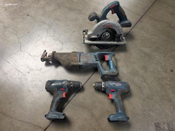 (4x) accu gereedschappen Bosch GSR 18V-21,, Doe-het-zelf en Bouw, Gereedschap | Handgereedschap, Nieuw