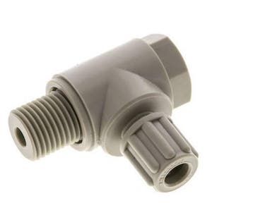 6x4mm & G1/4'' Pp L-Vorm Knelfitting Buitendraad Banjo Bout, Verzenden, Nieuw