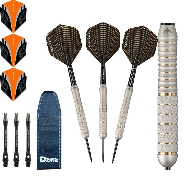 Mission – Voltex Gold Brass M1 - 23 gram (Dart Pijlen), Sport en Fitness, Darts, Pijlen, Nieuw, Ophalen of Verzenden