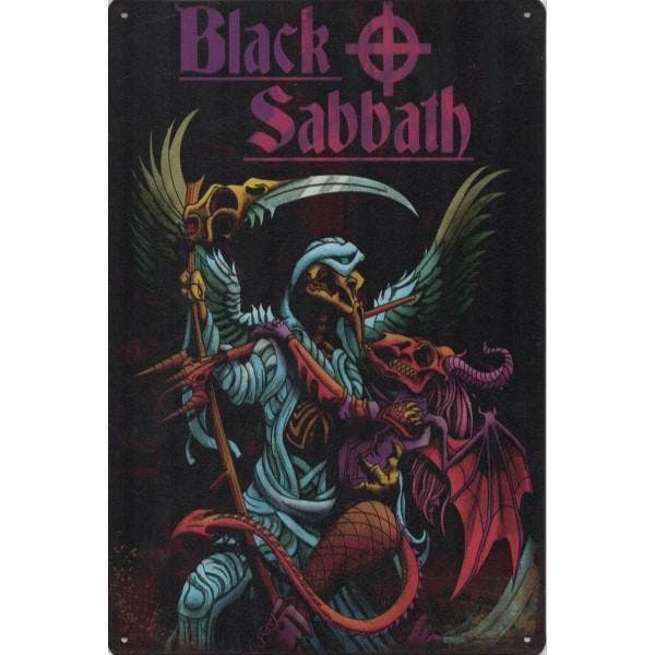 Wandbord Artiesten Concert Bord - Black Sabbath, Collections, Musique, Artistes & Célébrités