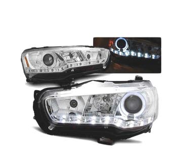 Phares Pour Mitsubishi Lancer Viii 08- Lpmi15 Daylight Chrom, Verzenden, Nieuw