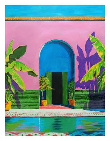 Mar Legón - Pink Stucco Wall - XL