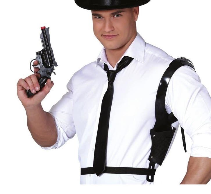 Nep Geweer Pistool met Holster 40cm, Hobby & Loisirs créatifs, Articles de fête, Envoi