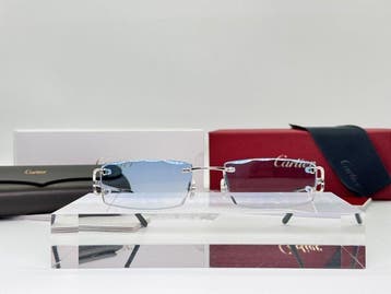 Cartier - Piccadilly Silver Gold Planted 18k Cut Lenses -