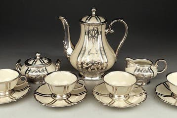 Krautheim - Koffieservies - .1000 zilver