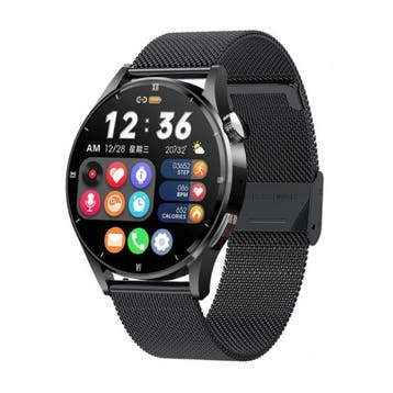 Smartwatch met Lichaamstemperatuur, Bloeddrukmeter en, Handtassen en Accessoires, Verzenden, Nieuw, Lige