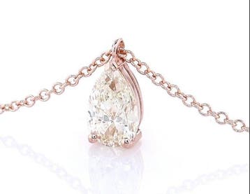 Zonder minimumprijs - Ketting met hanger - 14 karaat