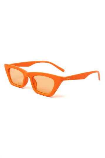 KIMU® Cat Eye Smal Oranje Montuur Oranje Glazen Kat Tijger V, Ophalen of Verzenden, Nieuw