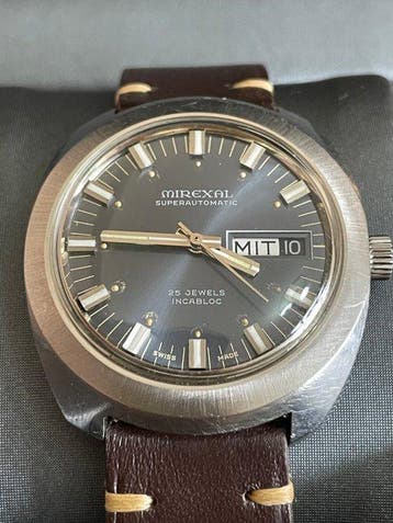 Mirexal - Superautomatic Day-Date Incabloc 1960-1969 Men, Nieuw