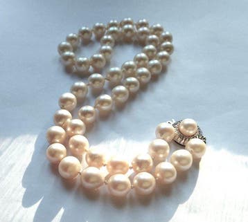 Collier de perles Or blanc 14 carats - perles Akoya jusqu’à, Bijoux, Sacs & Beauté