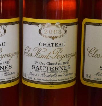 2003 Château Clos Haut Peyraguey - Sauternes - 3 Bouteilles