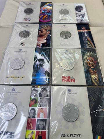Verenigd Koninkrijk. 5 Pounds 2022 / 2026 - Music Legends 5