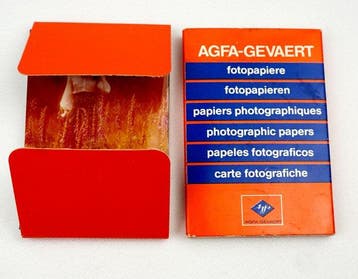 Agfa Rare Vintage Agfa-Gevaert Photographic Paper Sample, Nieuw