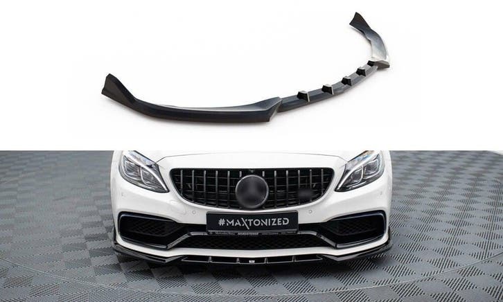 Front Splitter V.2 voor Mercedes Benz C Klasse C63 AMG, Auto diversen, Tuning en Styling, Ophalen of Verzenden
