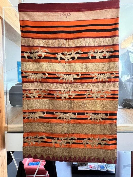Kain Tapis ceremoniële buisrok - Lampung , Zuid-Sumatra ,, Antiek en Kunst, Kunst | Niet-Westerse kunst